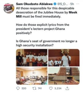 member of parliament's tweet