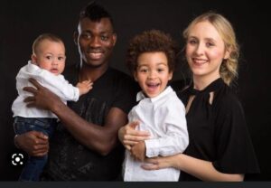 christian with wife and kids