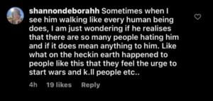 comment on ig,