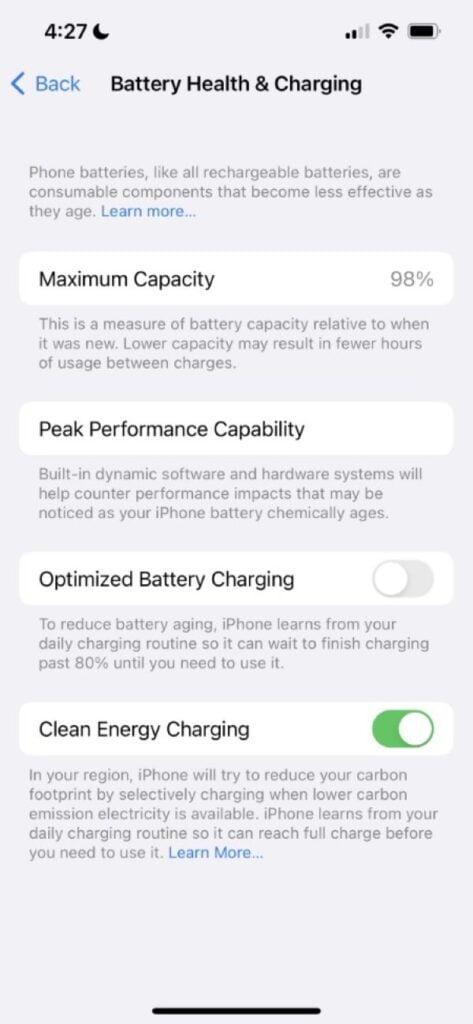 ‘Clean Energy Charging’; Why Your iPhone Charges Slowly and how to ...