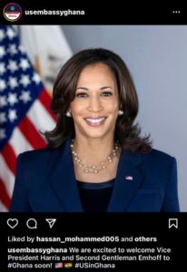 us embasy in ghana posted on instagram