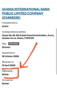 the alleged record about vice president dr. mahamudu bawumia being a british national
