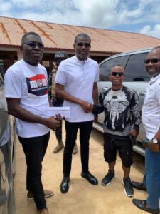 mr. okraku with some party faithfuls