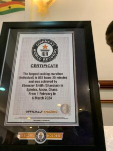 Guinness World record plaque