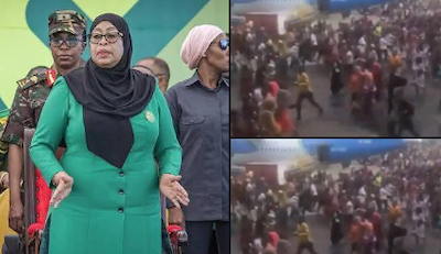 VIDEO: Police Clash with Protesters as Chaos Erupts During Tanzanian Elections VIDEO: Police Clash with Protesters as Chaos Erupts During Tanzanian Elections