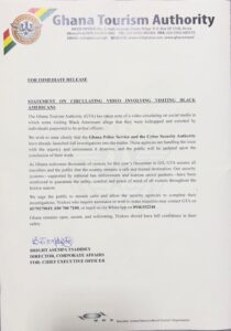 statement detty december, investigations commenced in expat tourists report shocking police extortion and theft in accra